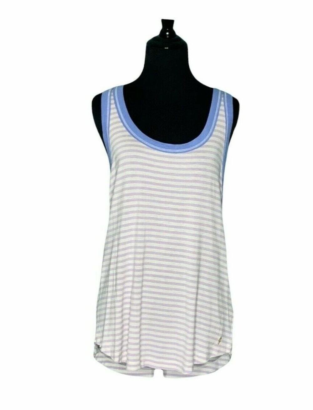 Juicy Couture Stripe Racerback Tank Top size Medium